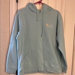 Simply Southern Light Blue Hoodie
